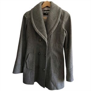 Guess Los Angles 1981 wool blend coat